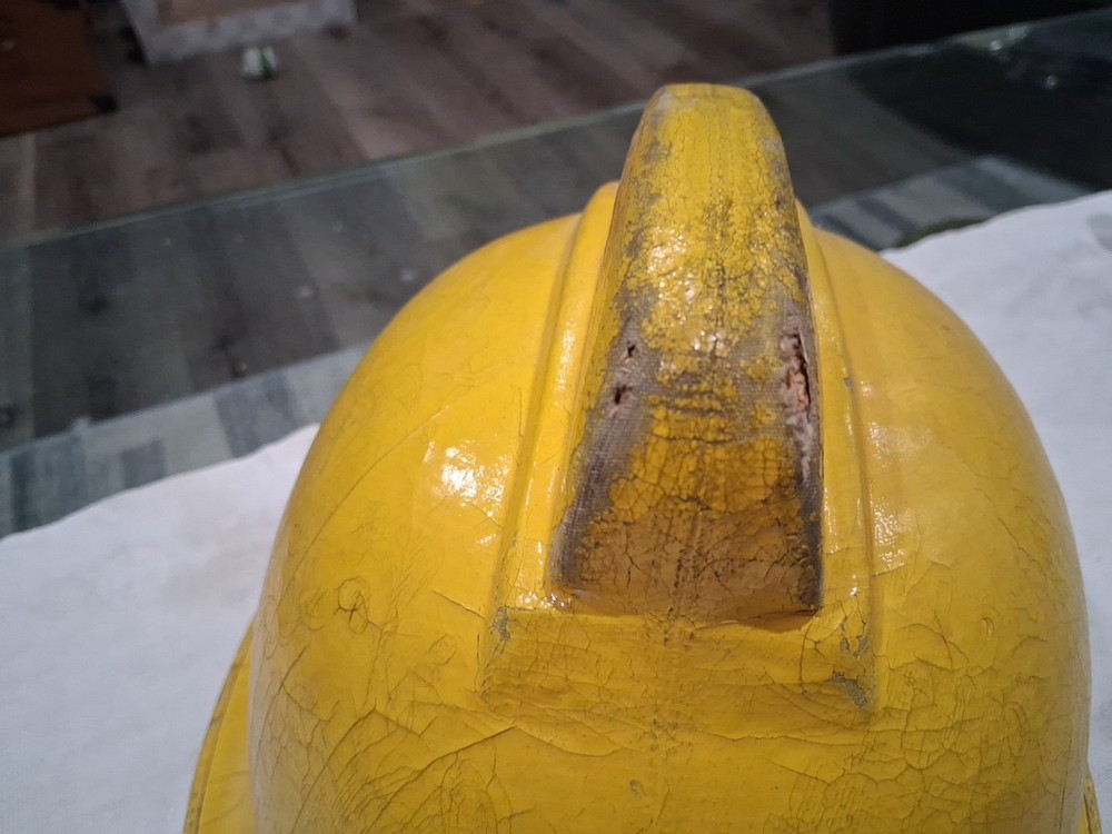 Vintage British Fire Helmet