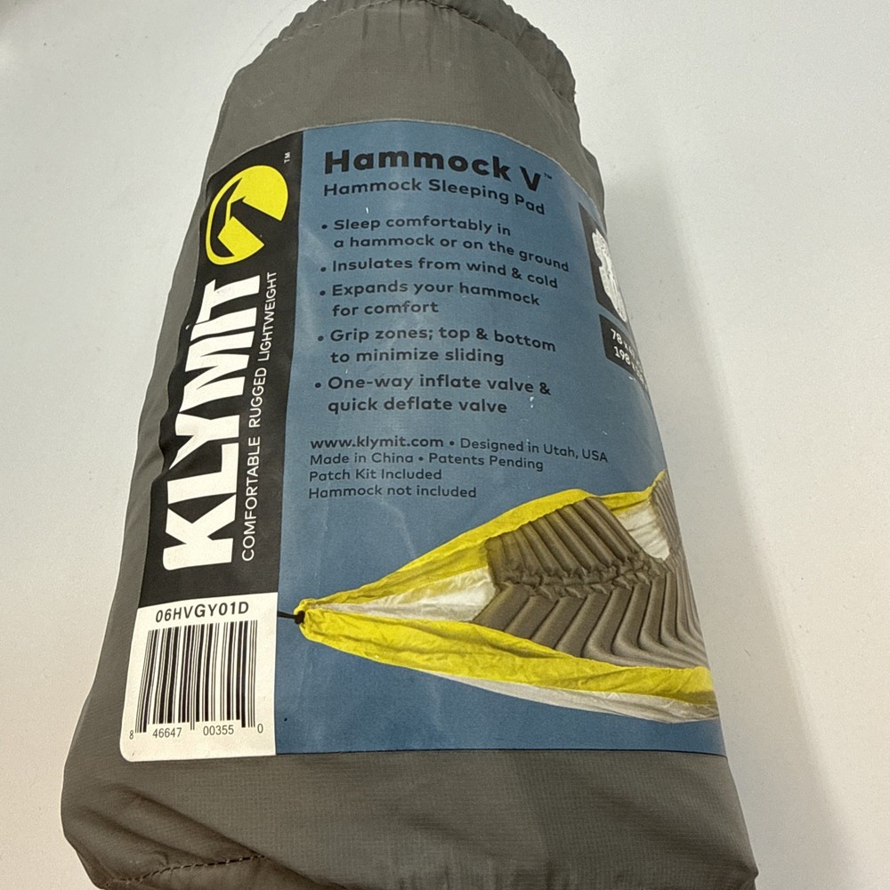 Klymit Hammock V Sleeping Pad Gray