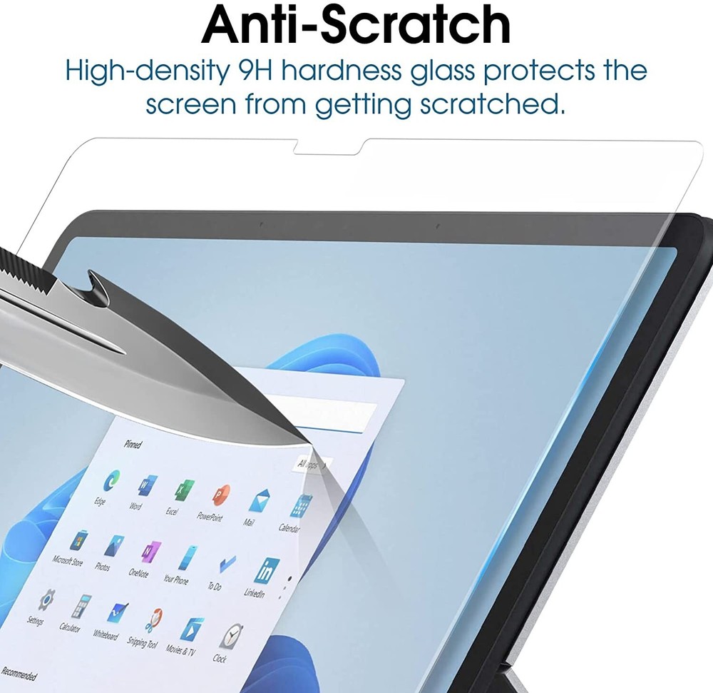 (2 Pack) Amfilm Microsoft Surface Laptop Studio 14.4" Glass Screen Protector