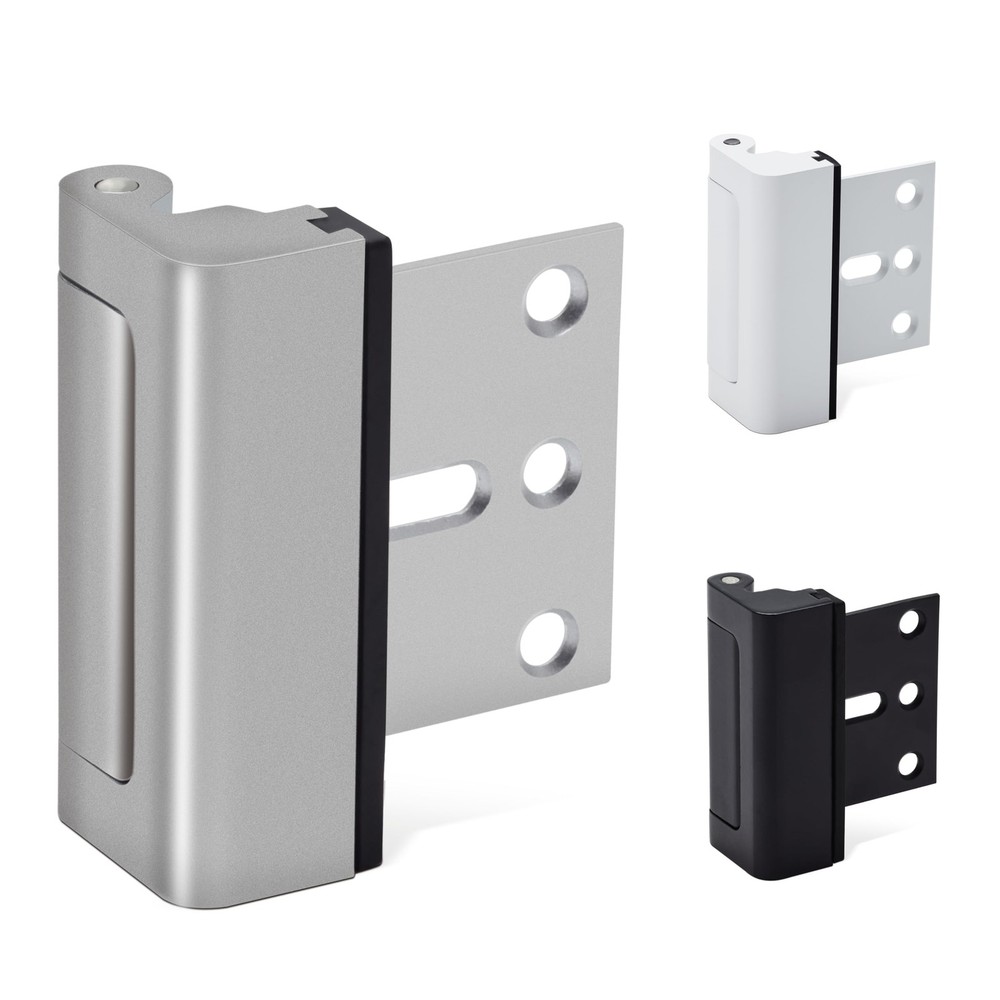 Kirphealy Home Security Door Lock, 2 Pack Reinforcement Locks for Silver