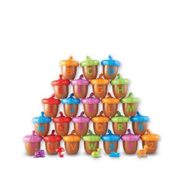 Alphabet Acorns Activity Set Letters Sorting Educational Toy Learning Resources
