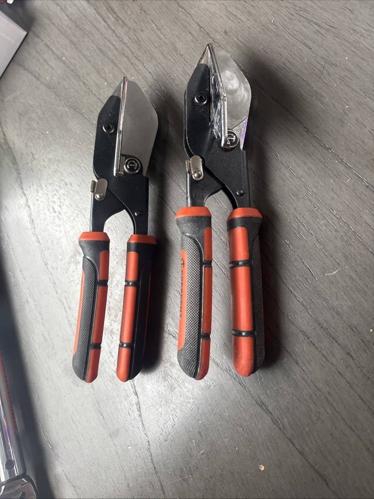 (2) pairs of Crescent miter snips