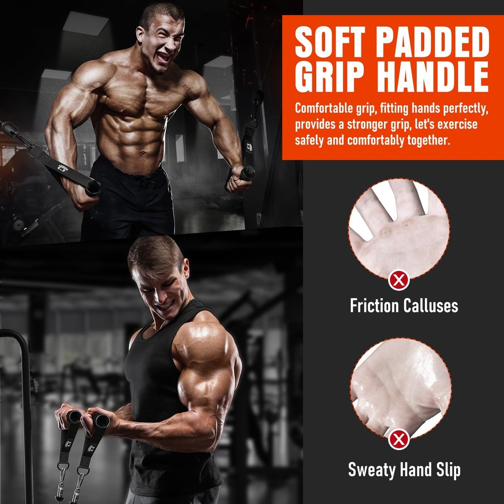 Heavy Duty Exercise Handles Set of 2