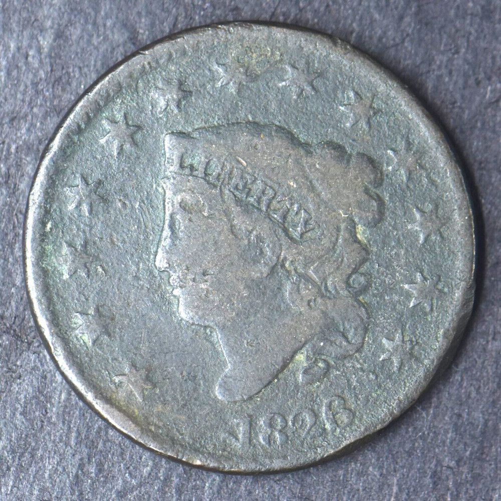 1826 Coronet Head Large Cent - COINGIANTS -
