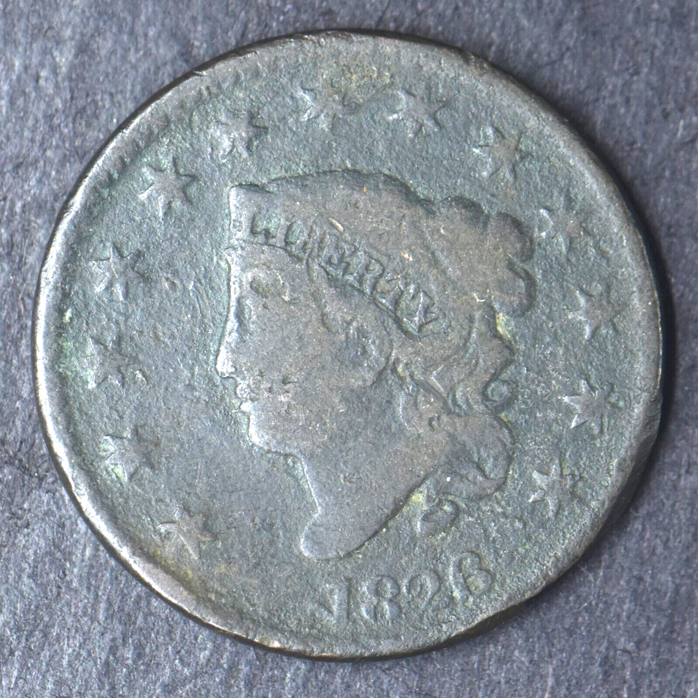 1826 Coronet Head Large Cent - COINGIANTS -