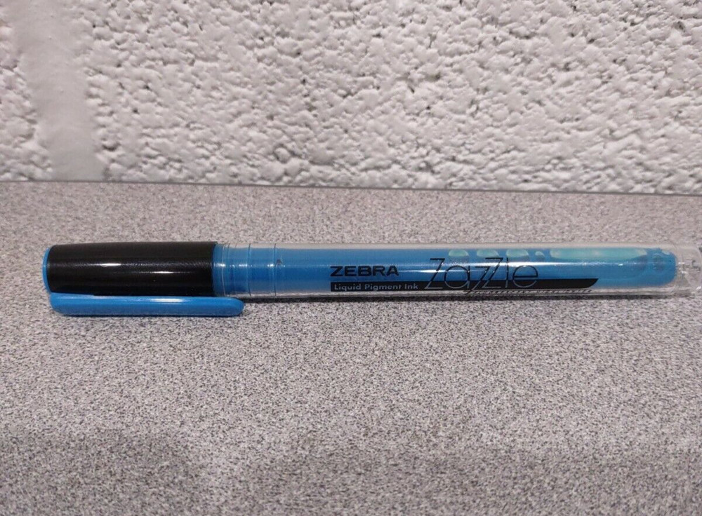 Zebra Zazzle Fluorescent Highlighter Blue (1 Highlighter)