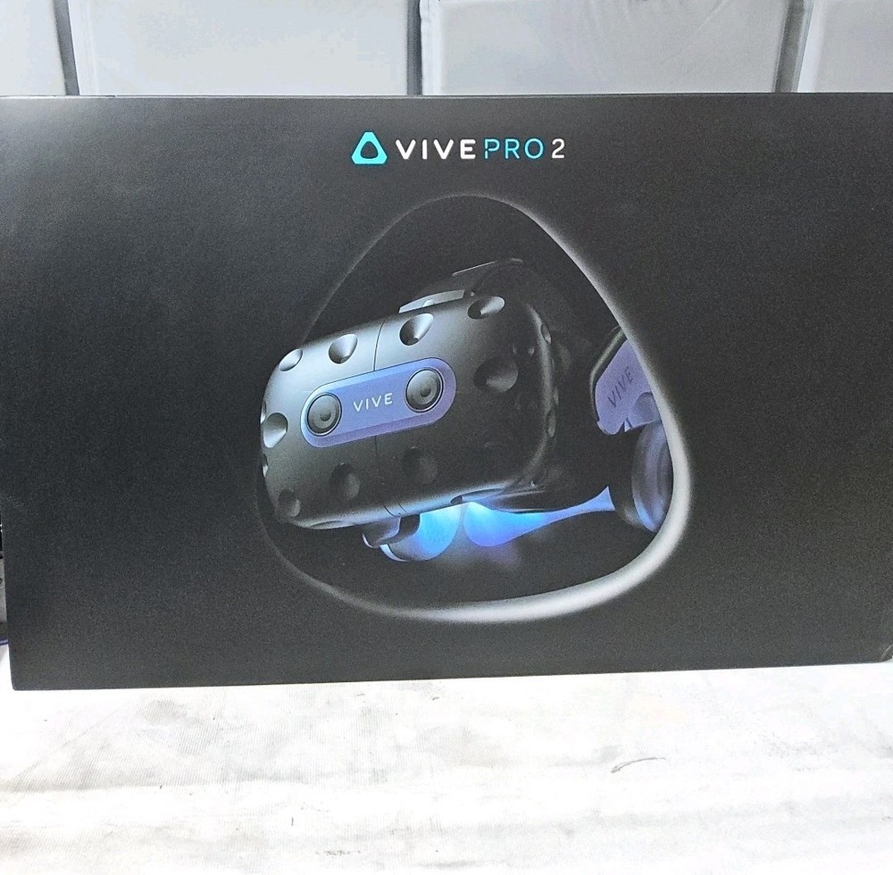 +HTC Vive Pro 2 Full Kit Black/Blue Bluetooth + USB NEW