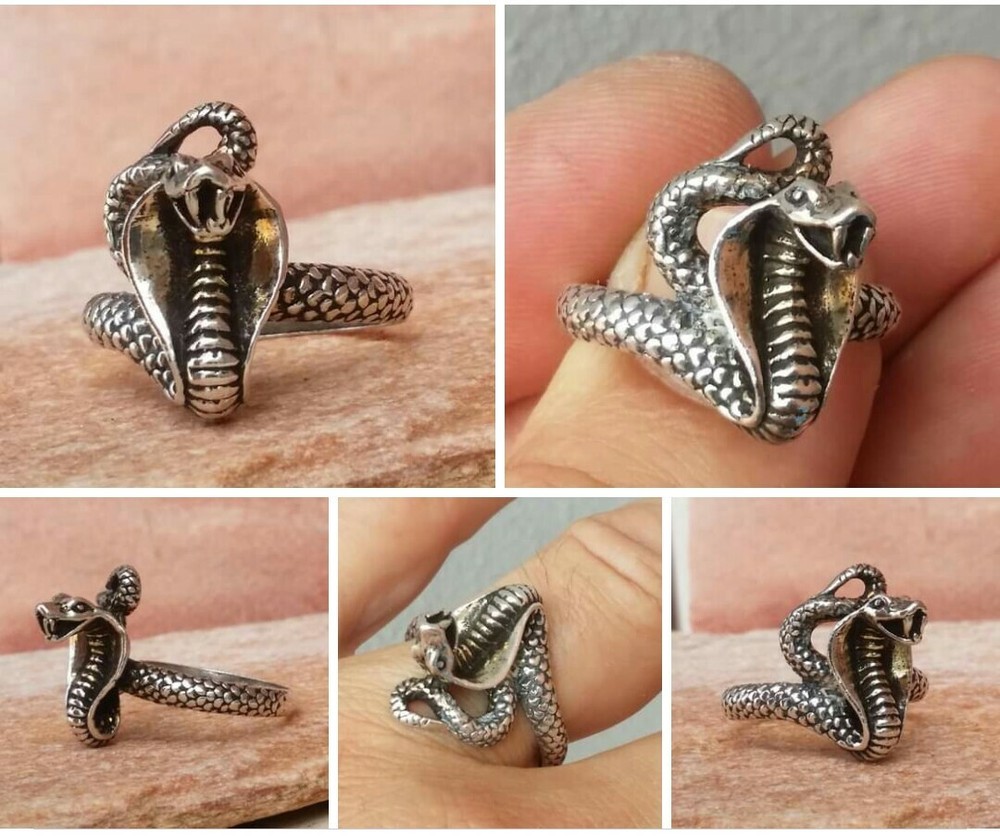 DISCOUNTED 925 SILVER RING women snake men