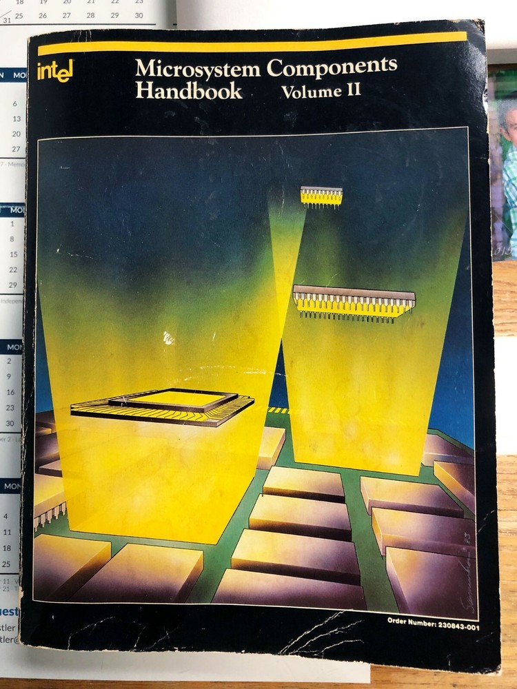 Intel 1984 Microsystem Components Handbook Volume 2 / Free Shipping!