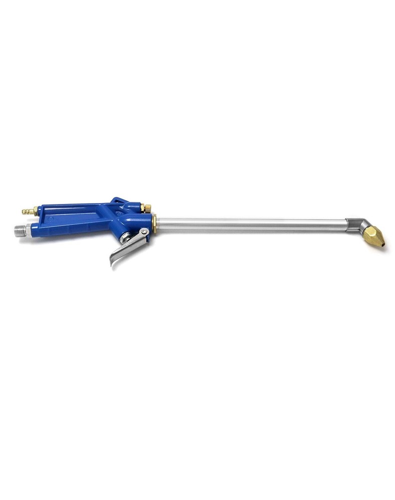 QWORK 2 Set Air Blow Gun Pneumatic Engine Cleaning with 4Ft 2 pcs, Blue