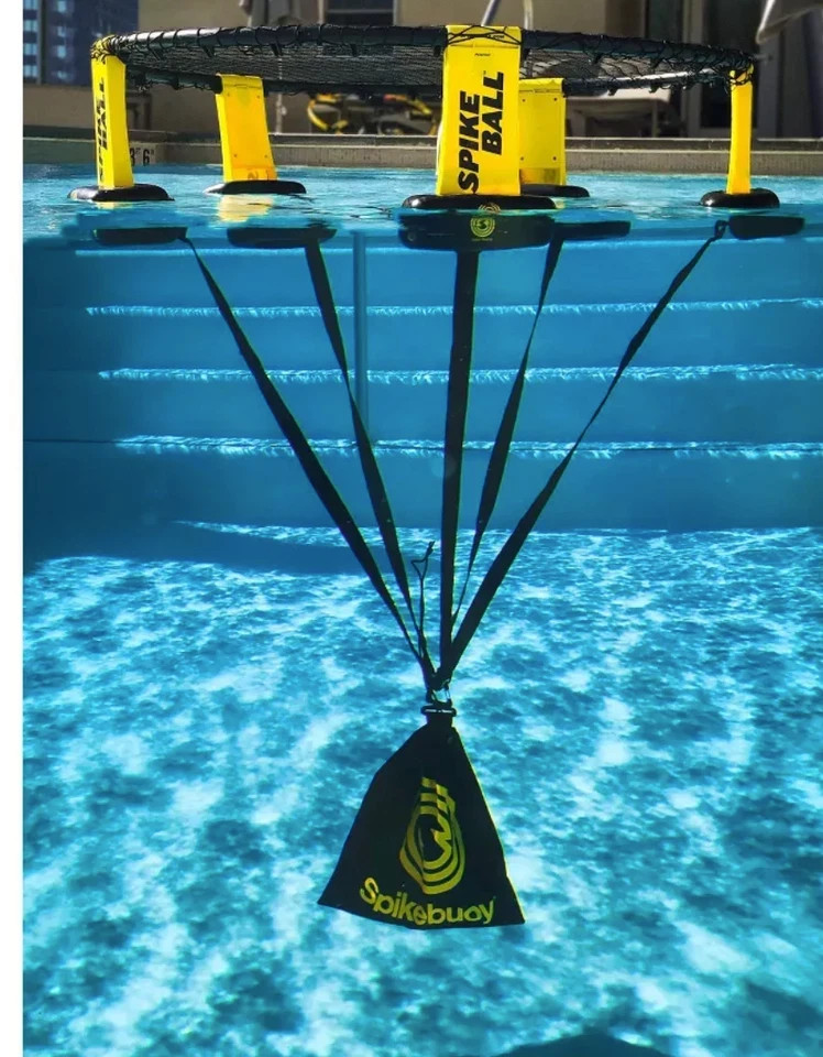 Spikeball Spike N' Splash Bundle Roundnet Set - 20pc Portable Kit with Spikebuoy