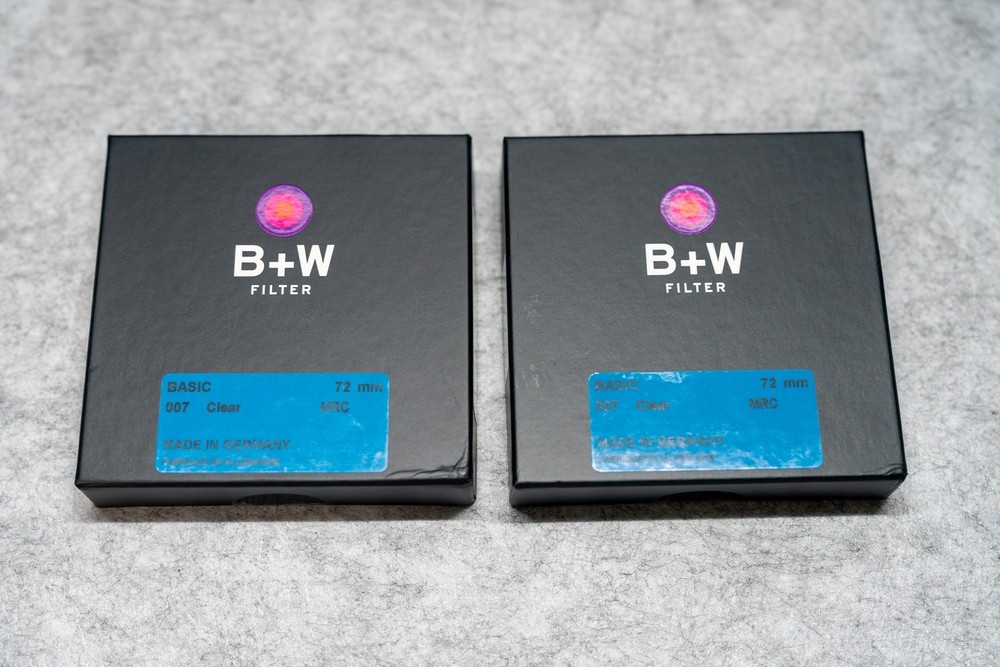 B+W MRC BASIC 007 Clear Filter (72mm) 66-1101260 / 1226012/13