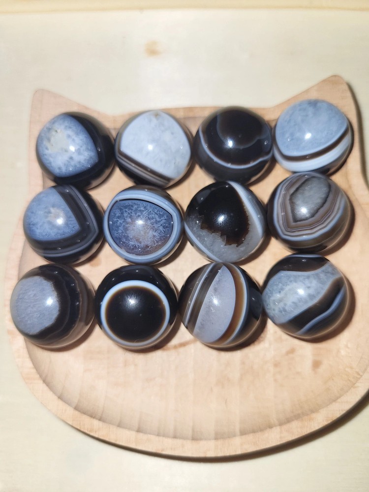 Botswana Agate Mini Spheres