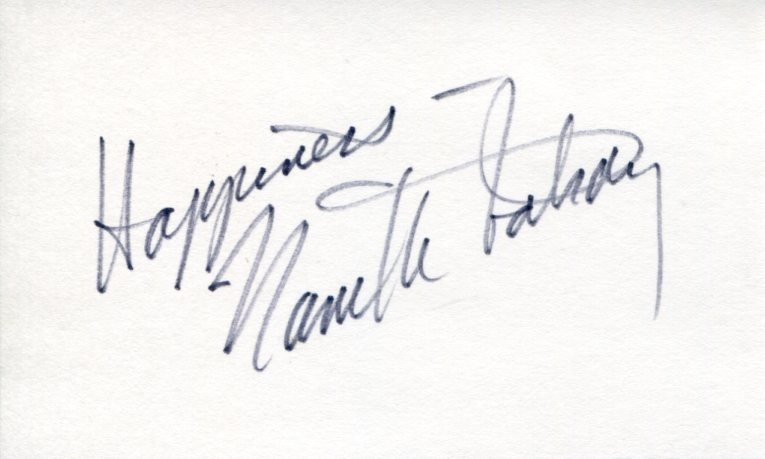 Nanette Fabray One Day At A time Band Wagon Harper Valley PTA Signed Autograph