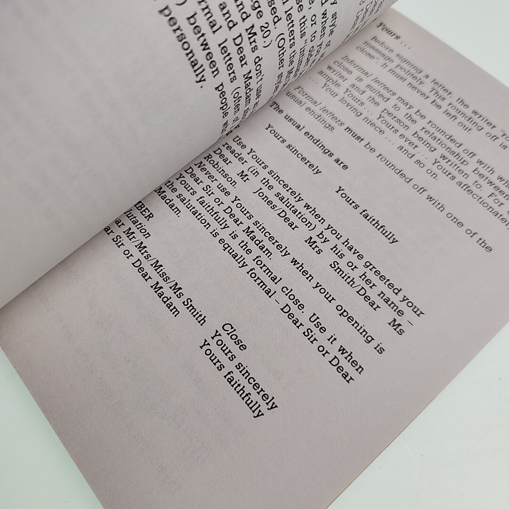 Writing Letters SH Burton 1986 Paperback Book