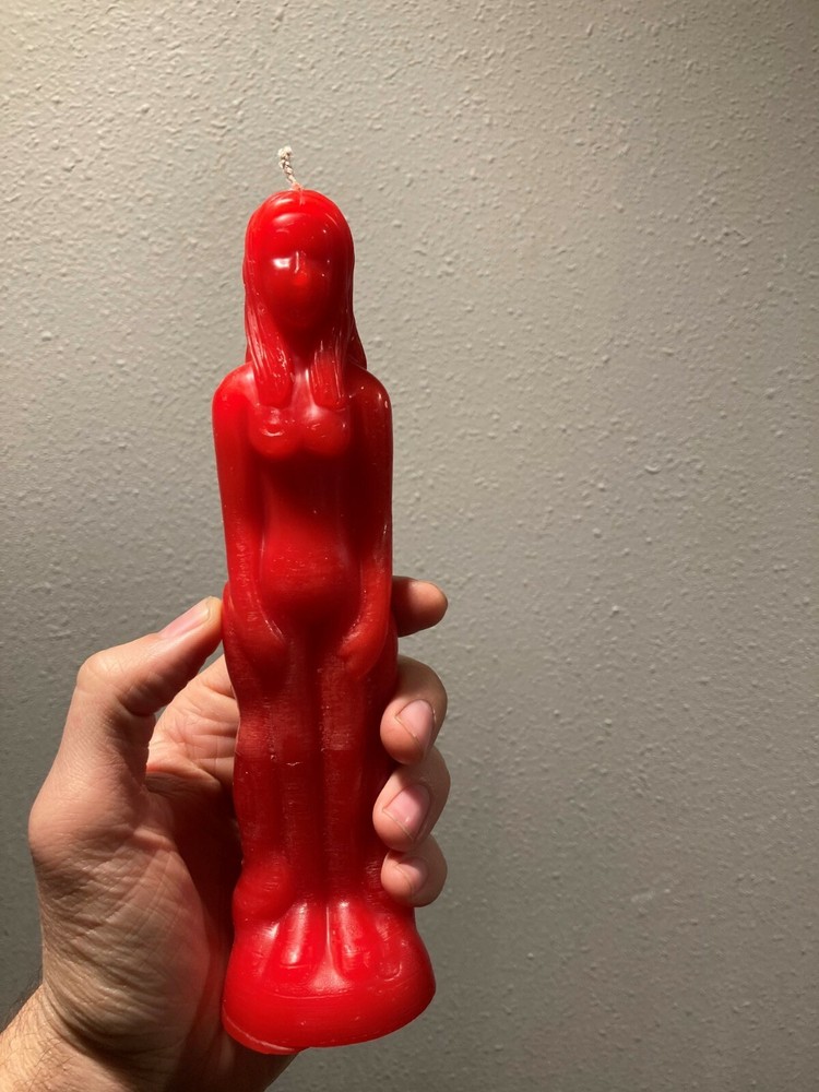 Handmade Spell Candle - Female - Red