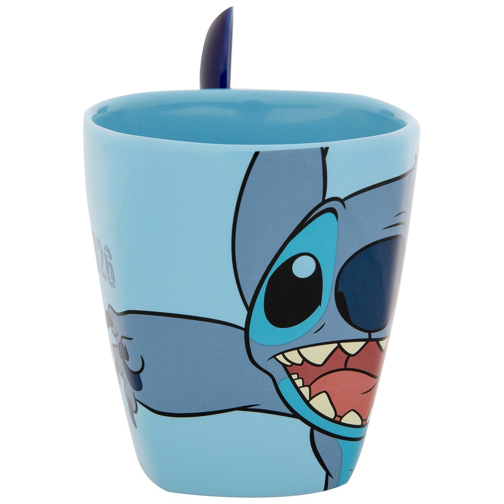 Lilo & Stitch 626 11oz Mug With Spoon Blue