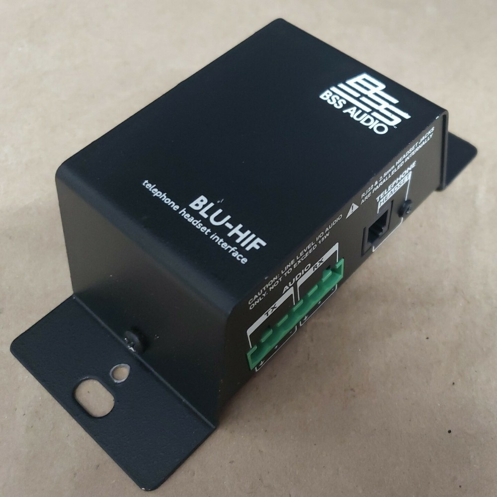 BSS Soundweb London BLU-HIF Telephone Headset Interface