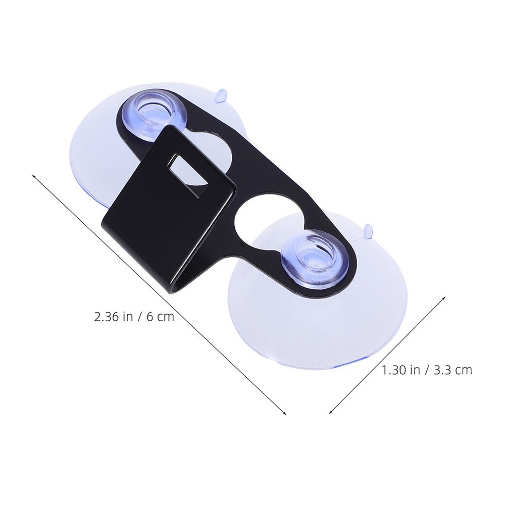 2 Pcs Car Suction Cup Mount Plastic Radar Holder Mounting Bracket