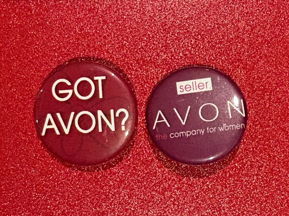 Avon Button Pin Set Collection