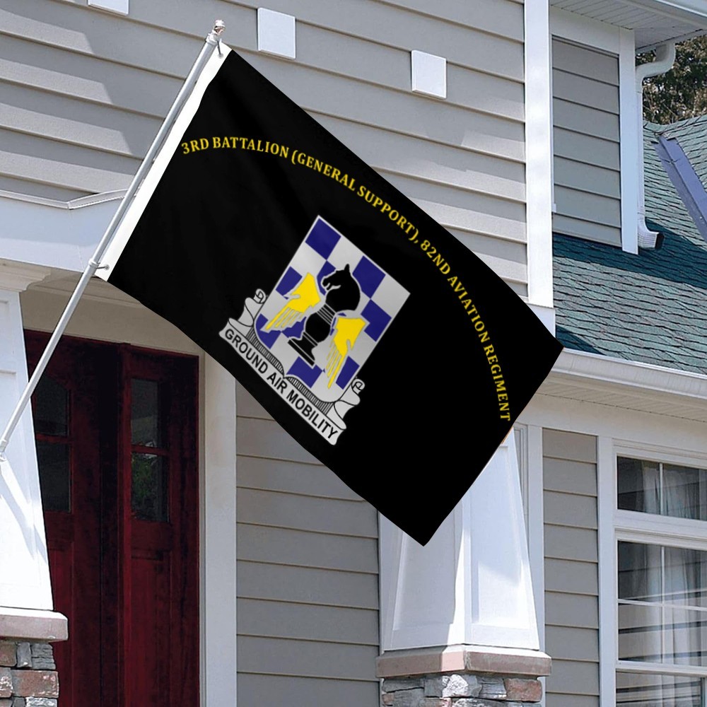 3rd Battalion (General Support), 82nd Aviation Regiment Flag 3x5Feet Man Cave