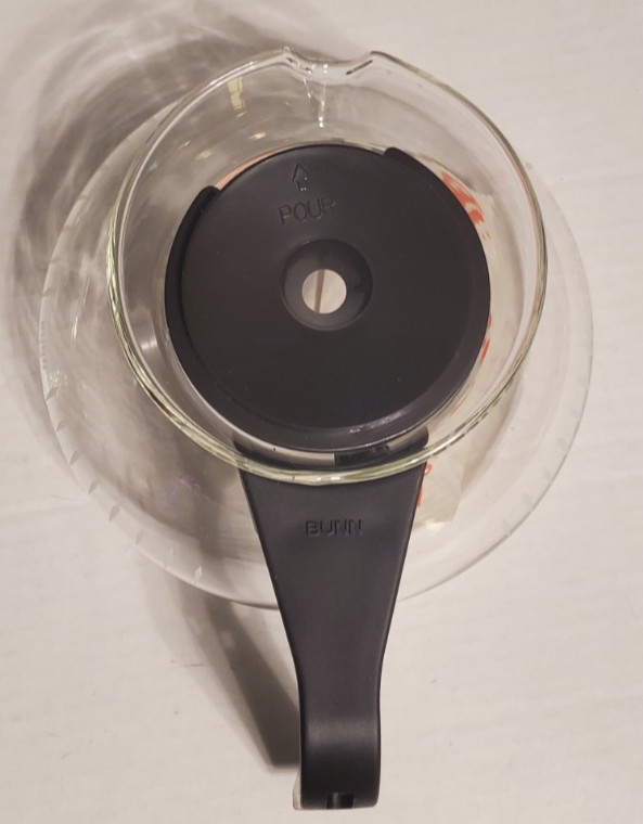 Bunn 8 Cup Replacement Glass Coffee Decanter, Black, Open Box