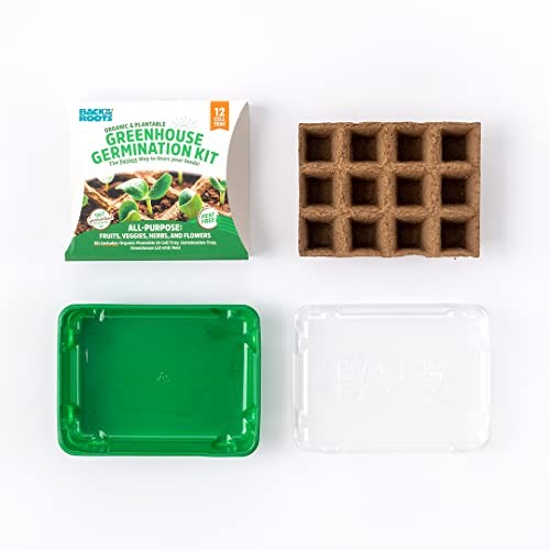 12-Cell Greenhouse Germination Kit | Seed Starting 12-Cell Germination Kit
