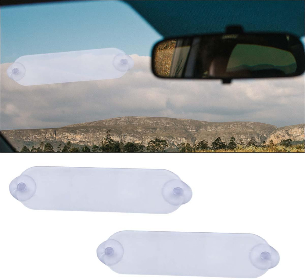 EZ Pass Holder, Windshield Holder with Adhesive and Strong Suction Cup, Easy to