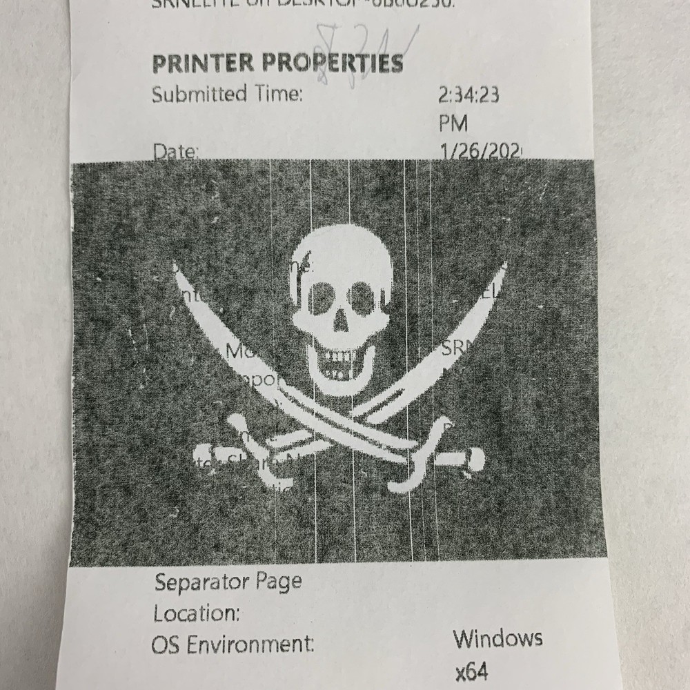 Digital Check SRNELITE-USB ReceiptNOW Thermal Printer Dead Pixels No Adapter