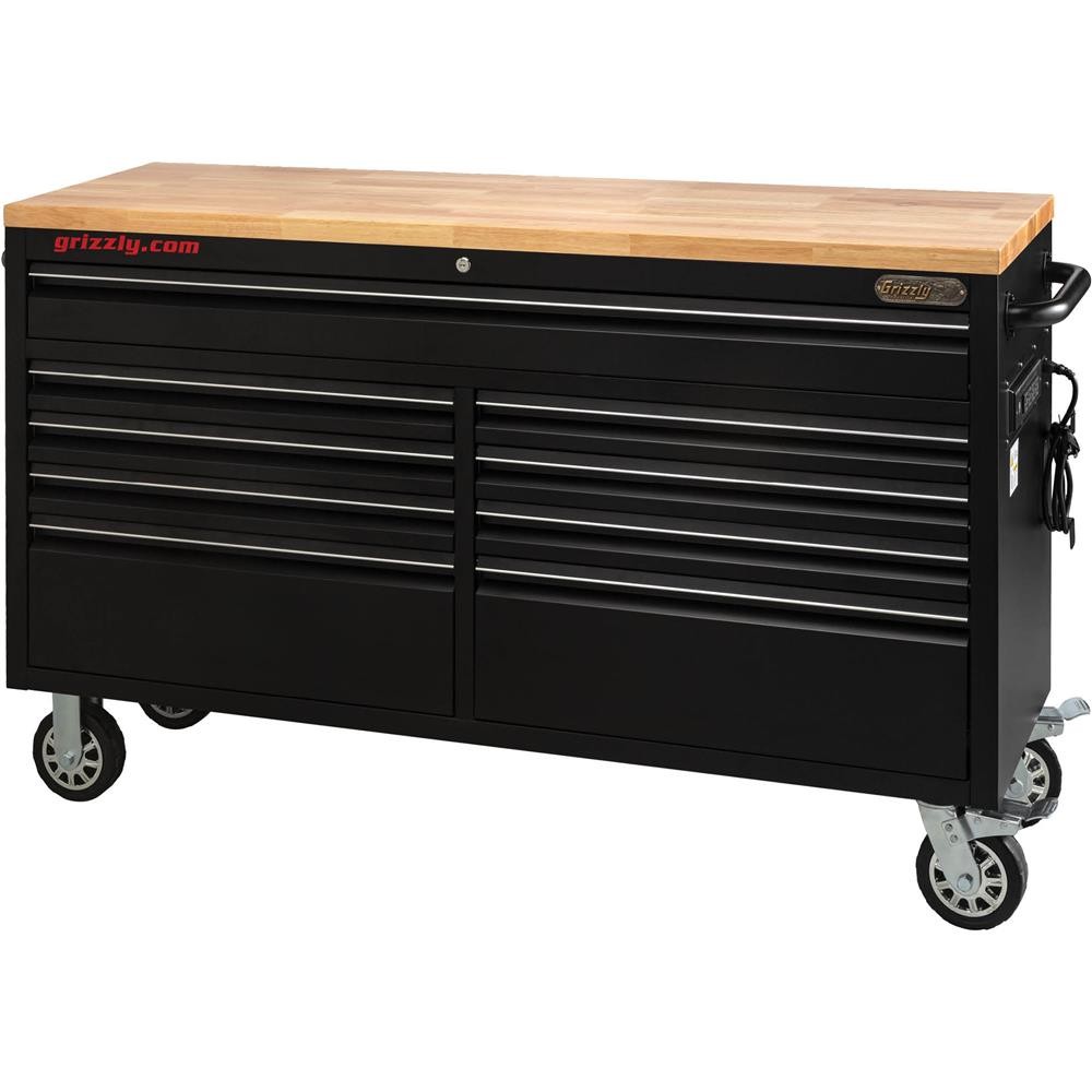 T33254 61" 9-Drawer Rolling Tool Cabinet