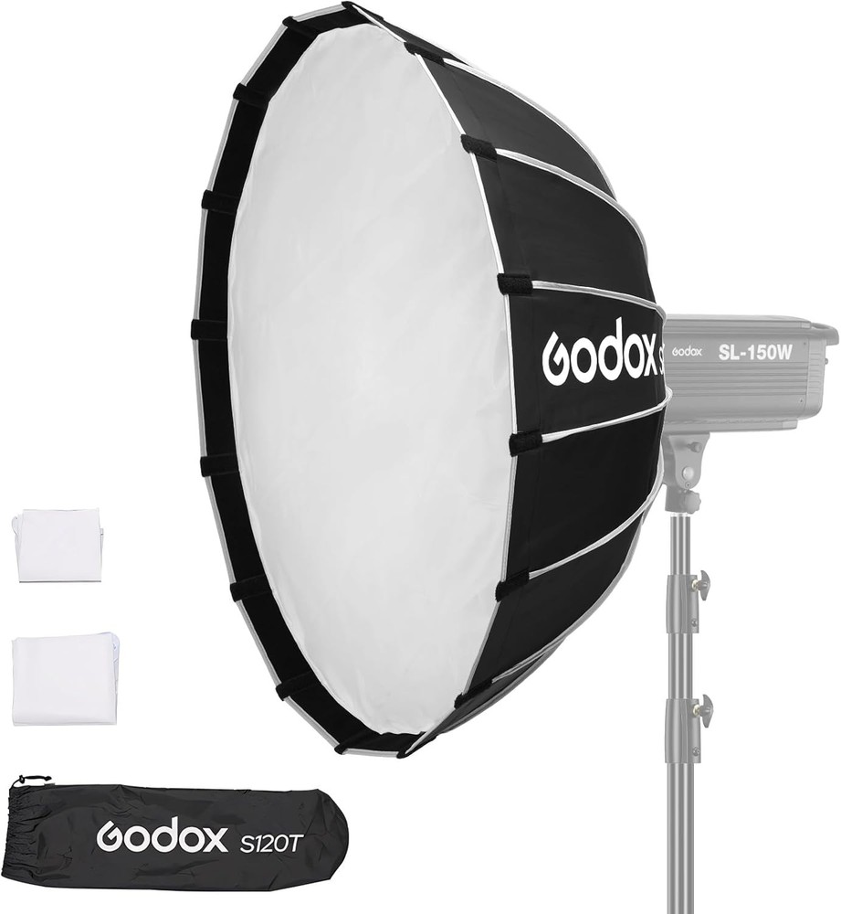 Godox S85T Professional Foldable Softbox Quick Release Umbrella Softbox W/ Diffu
