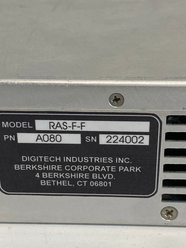 Digitech Remote Analysis System RAS-F-F