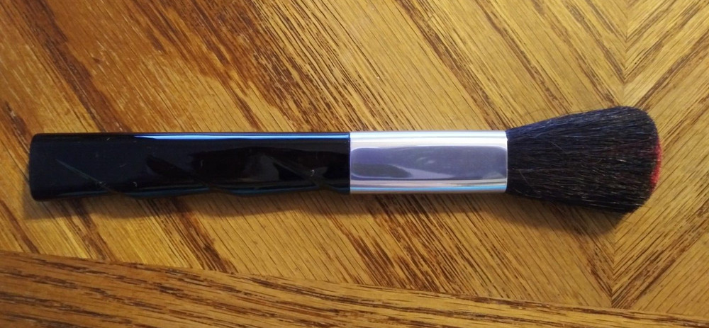 Large Makeup Brush Design on Black Handle Foundation or Blush Brush So Soft
