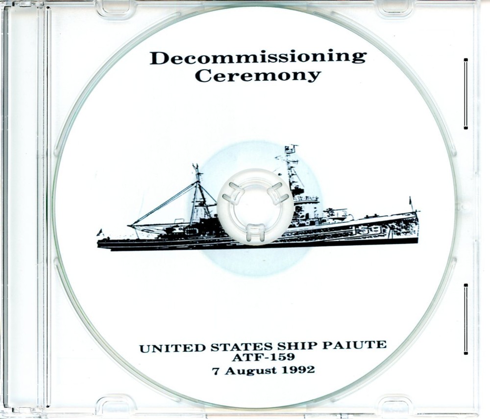 USS Paiute ATF 159 Decommissioning Program 1992