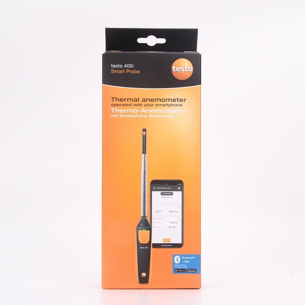 Testo 405i Hot-wire Bluetooth Anemometer Wireless Smart Probe