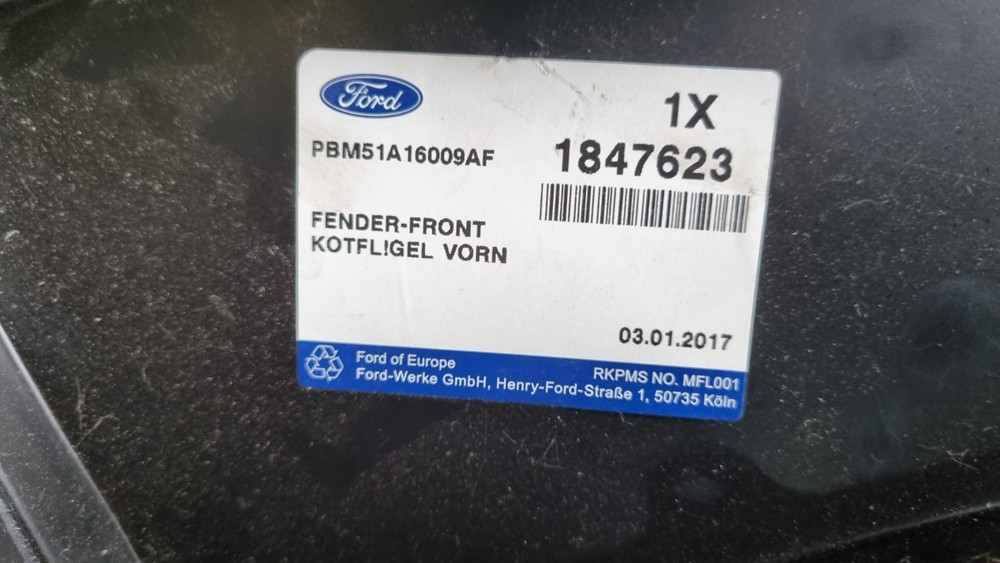 Ford Transit Custom O/s Wing