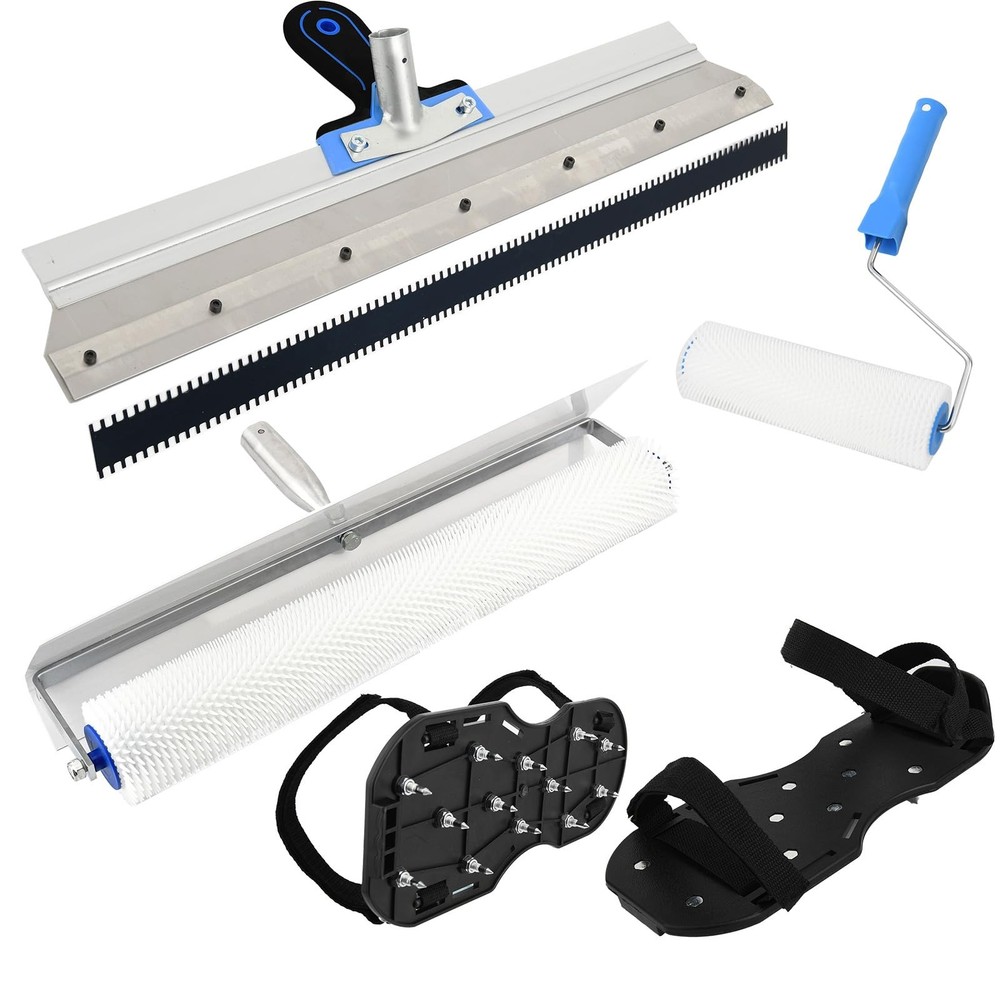 Self-Levelling Cement Tool Kit,Spike Roller for Self Leveling Cement,Epoxy Fl...