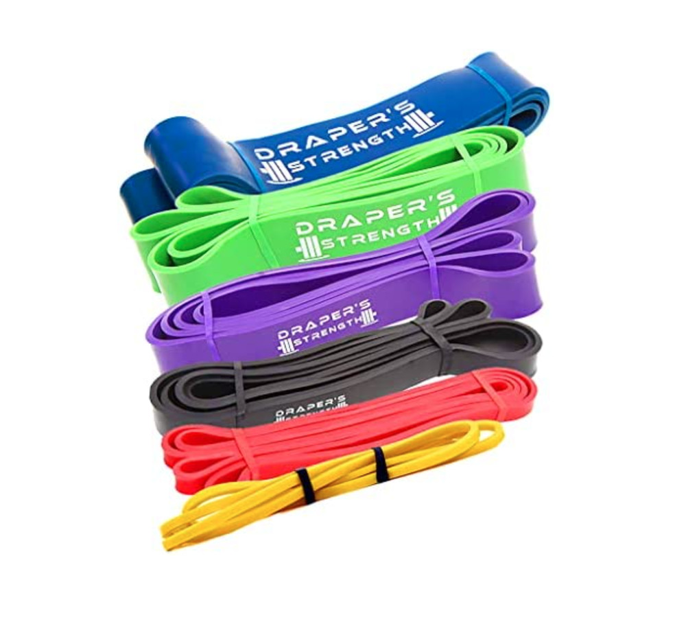 Draper's Strength Heavy Duty Resistance Stretch Loop Bands - Missing Blue Band
