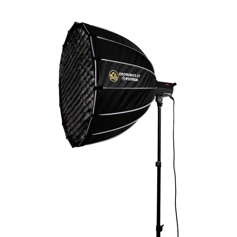 iFootage 90cm Quick Release Dome Softbox with Grid Bowens + Diffuser + Carry Bag