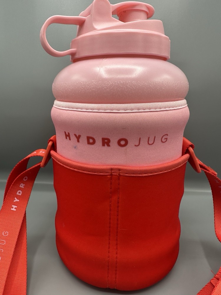 Hydrojug Hydro Jug 73oz With Carrier Pink Adjustable Strap