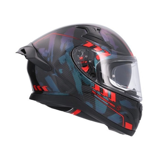 Screen Helmet SHIRO Katana Iridium Effect Mirror Reflective Optics Level