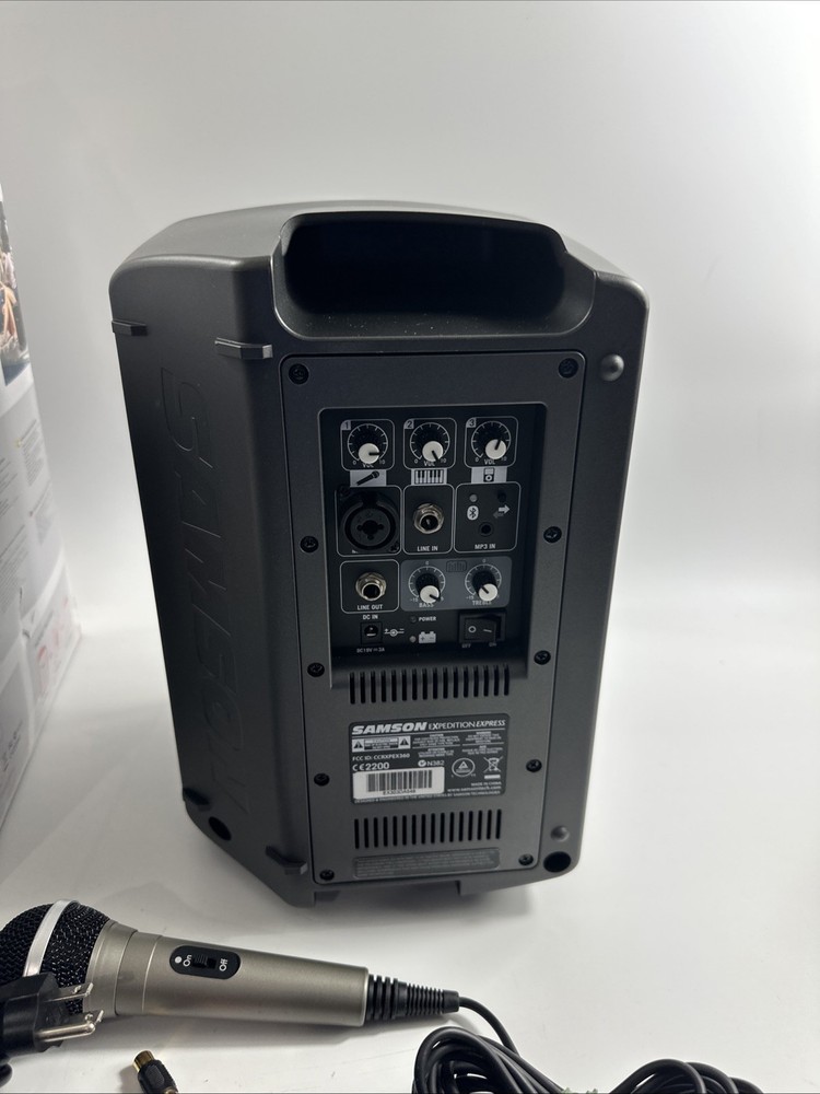 Samson Expedition Express Rechargeable Speaker System w/Bluetooth Portable PA