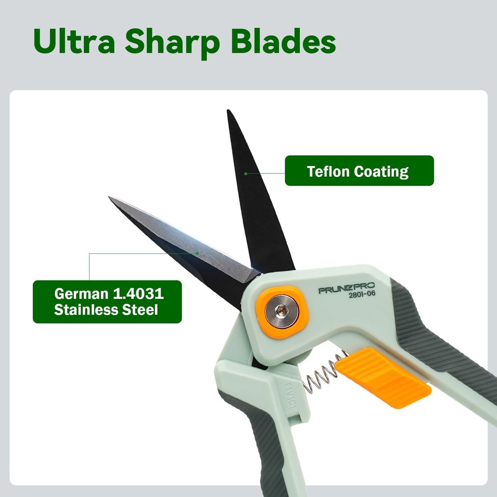 Pruning Shears Gardening Scissors Set Professional Hand Pruner Sharp Stainles...
