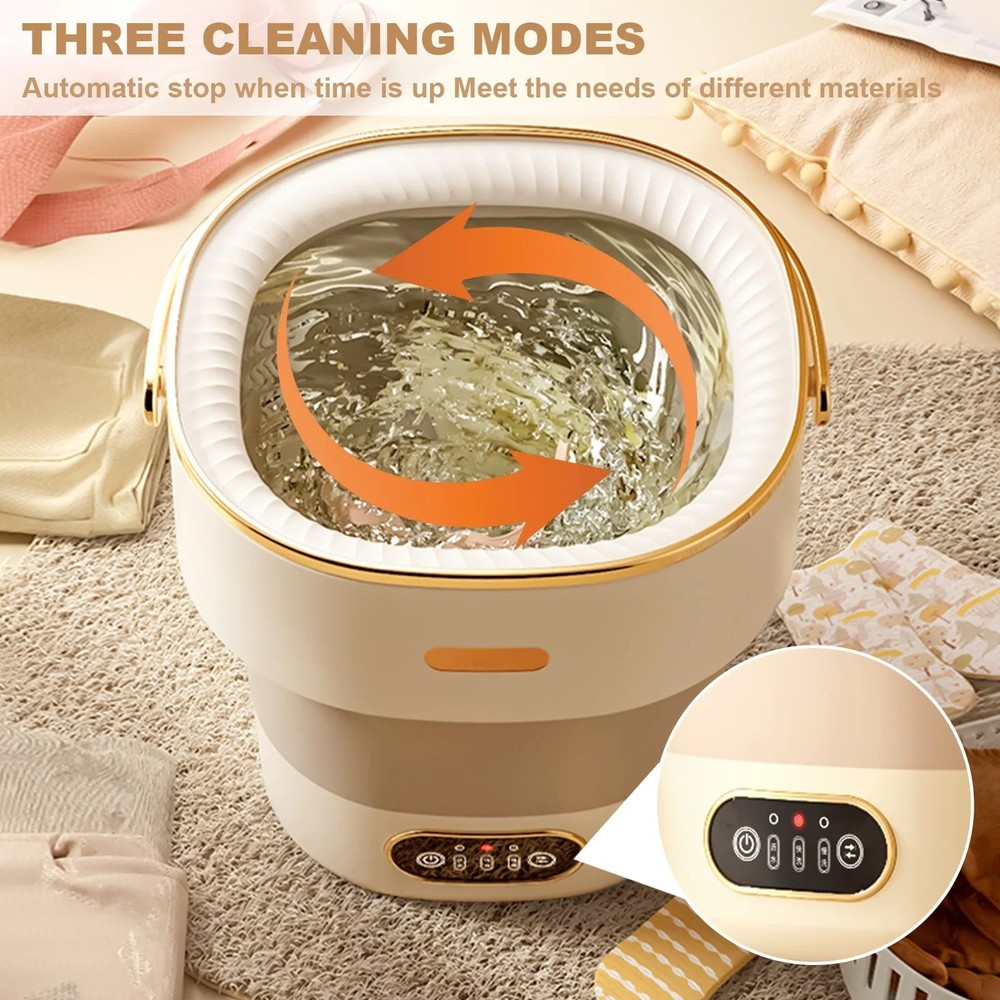 Portable Washing Machine With Spin Dryer, Fully Automatic 13L - Mini, Folding