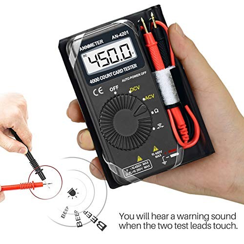 Digital Multimeter,Pocket Voltmeter Ohmmeter Measuring AC&DC Voltage