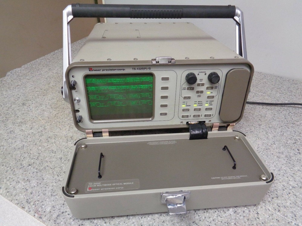 Laser Precision Optical Fiber Test Set w/ Multimode Optical Module TS-4320