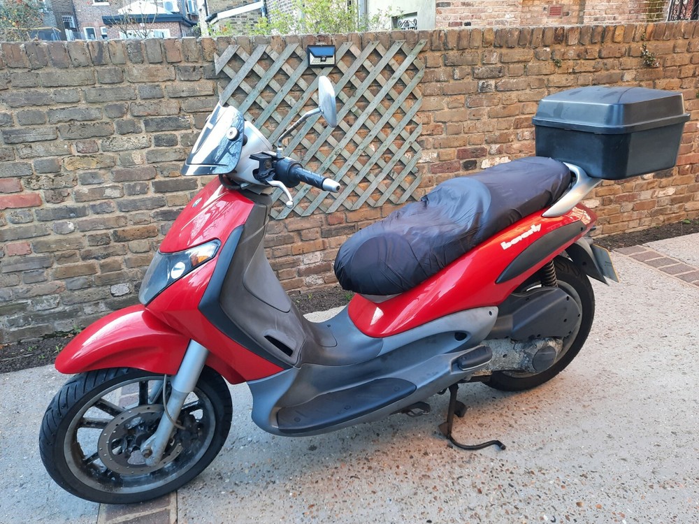 Piaggio B125 key ignition ecu