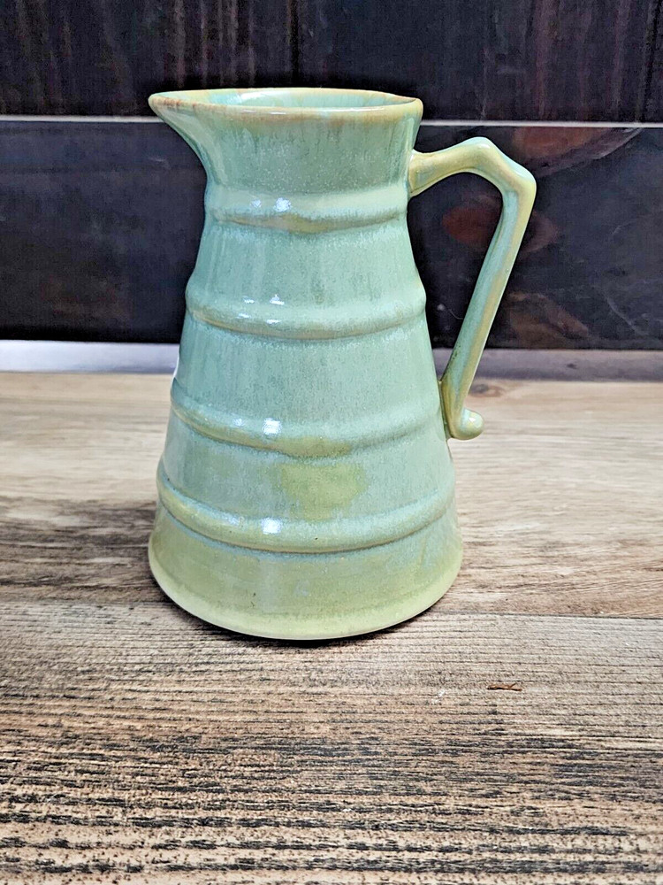 Foreside Prairie Green Small Pitcher set | 6in Tall | EUC