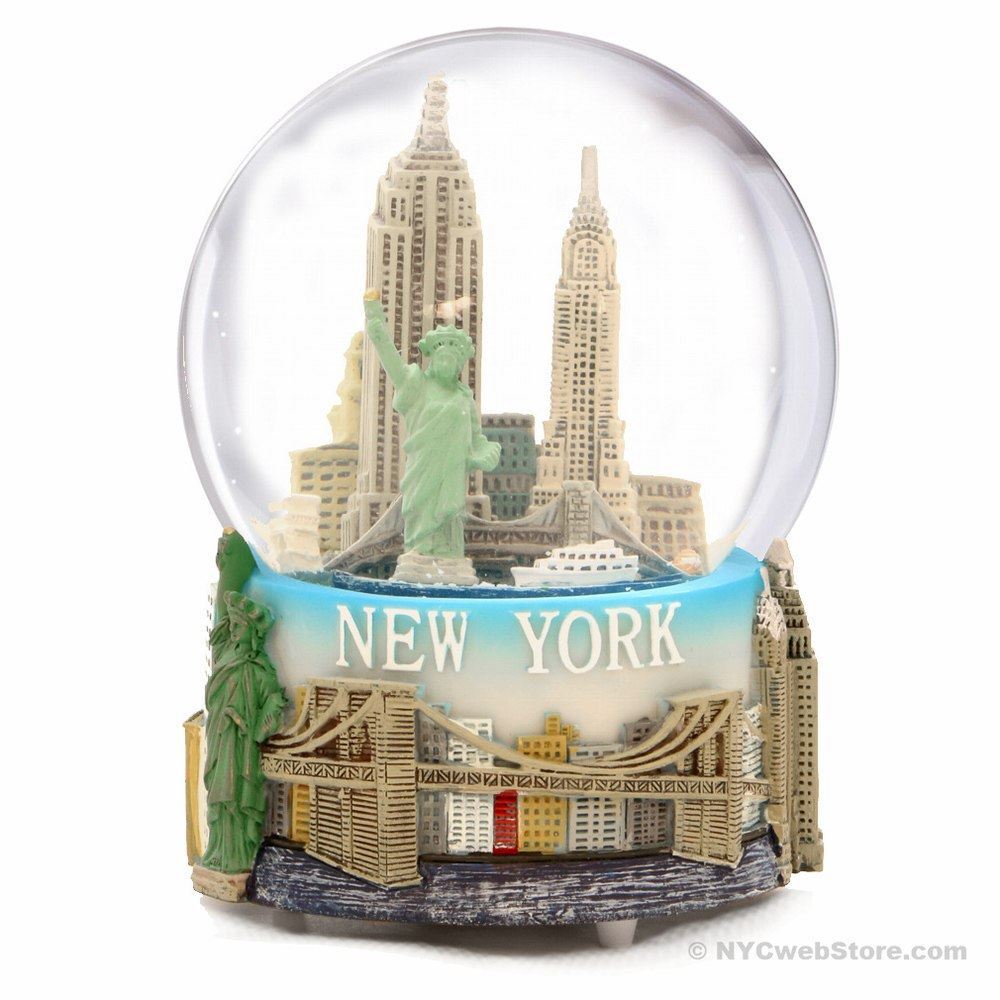 NYC Musical Snow Globe Souvenir