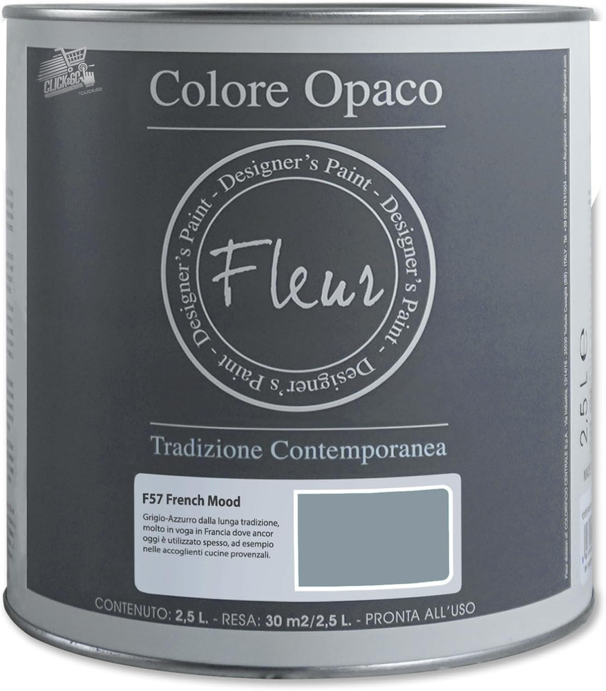 | Chalk Paint Matte, 2.5L, Unsanded, Multi-surface, Color F